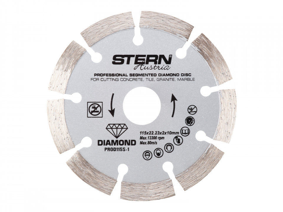 Disc diamantat continuu profesional 115 mm, Stern Austria PROD115S-1