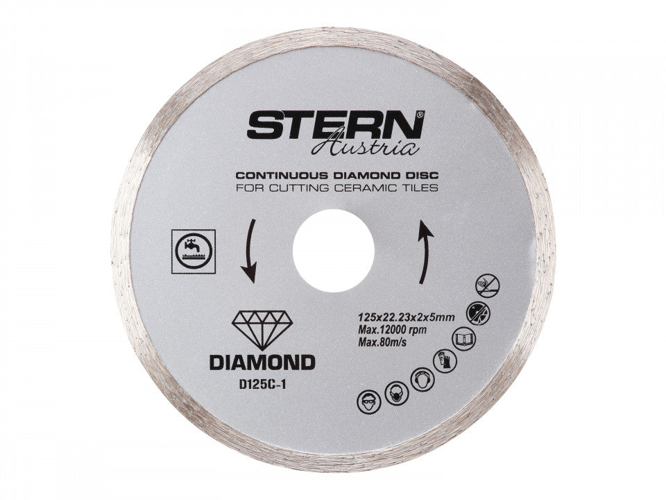 Disc diamantat continuu profesional 125 mm, PROD125C-1 - Stern Austria