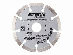 Disc diamantat pentru polizor unghiular (flex) Stern Austria D115S-1