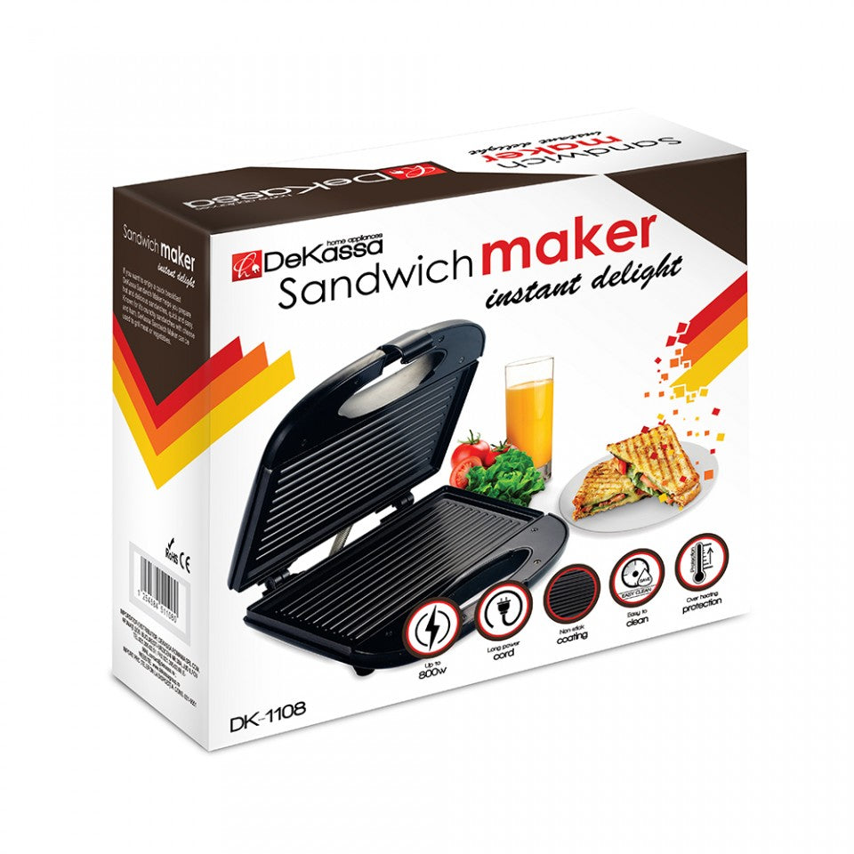 Aparat sandwich DK-1108 - panou control termostat