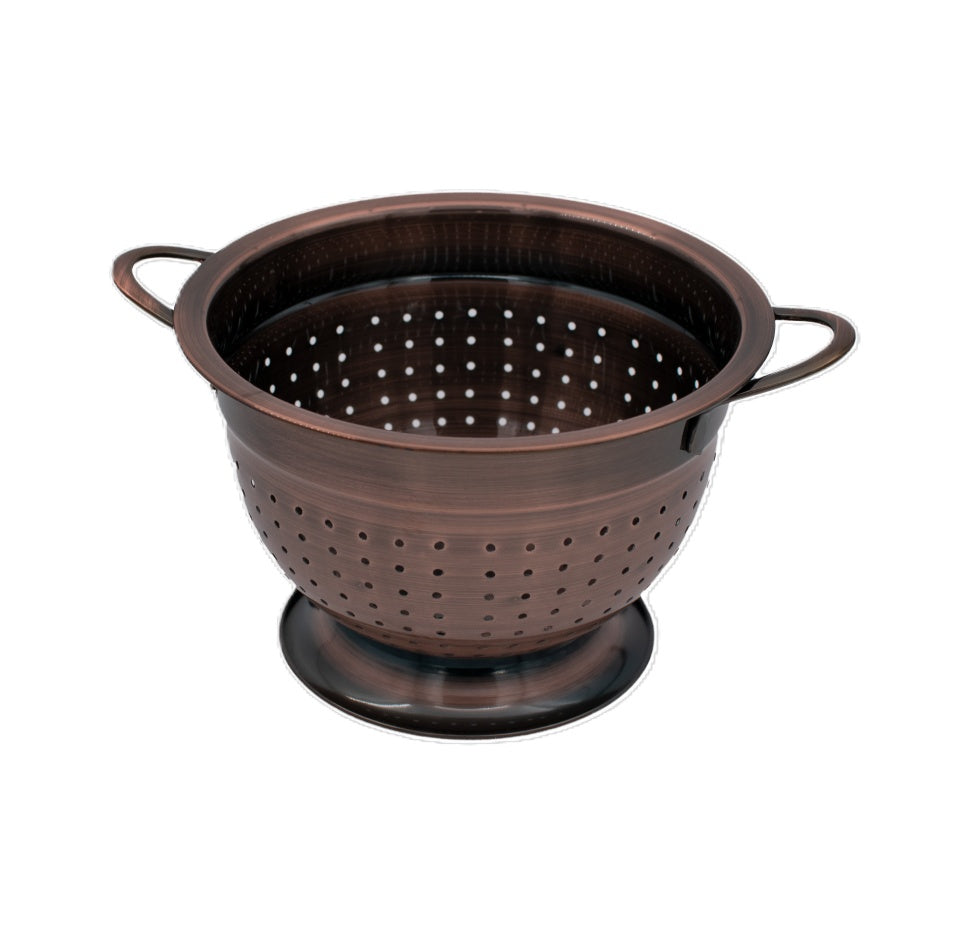 Cos fructe rosu cupru 20 cm - GEKA SHOP