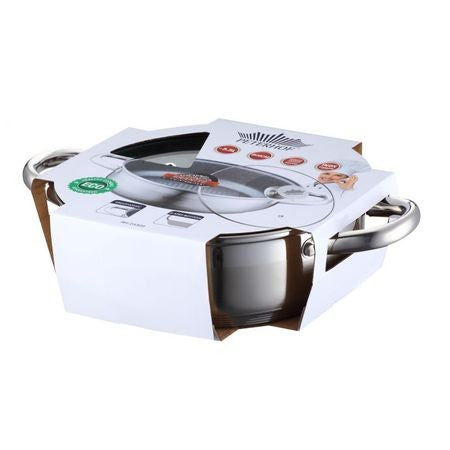 Cratita cu interior de granit + capac 5.5L 28 cm PH-25309 - Peterhof