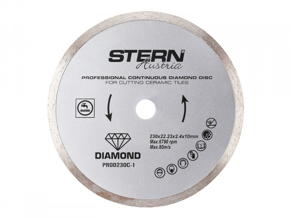 Disc diamantat continuu profesional 230 mm, PROD230C-1 - STERN AUSTRIA