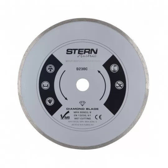 Disc diamantat pentru polizor unghiular (flex) Stern Austria D230C