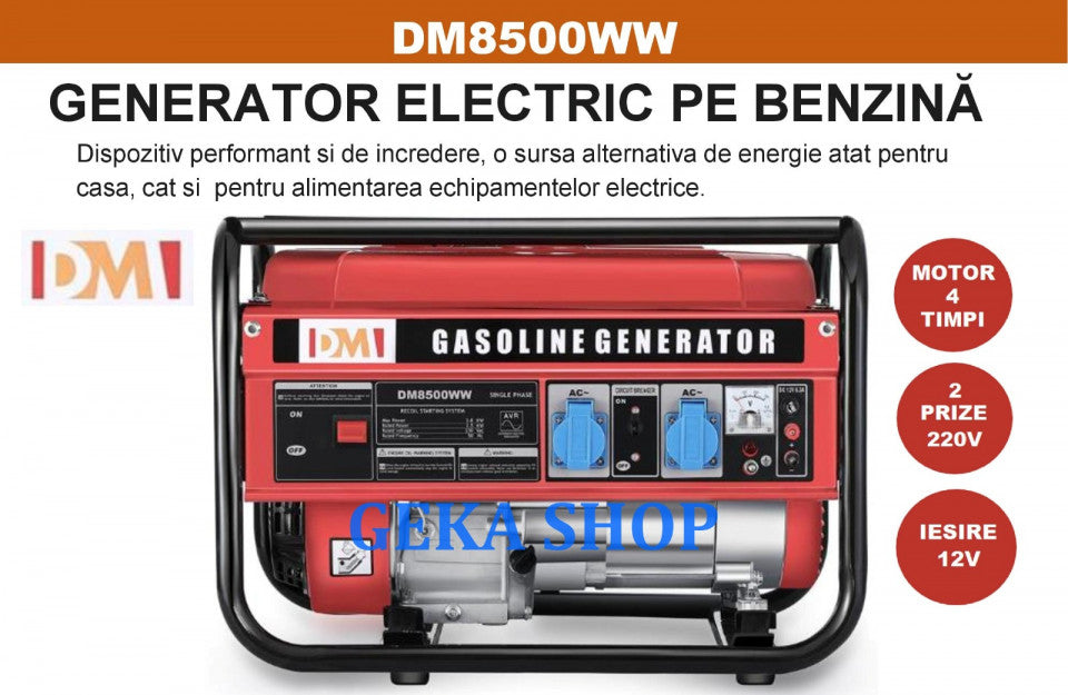 Generator electric pe benzina 2.2-2.8KW(220V-380V) - dm