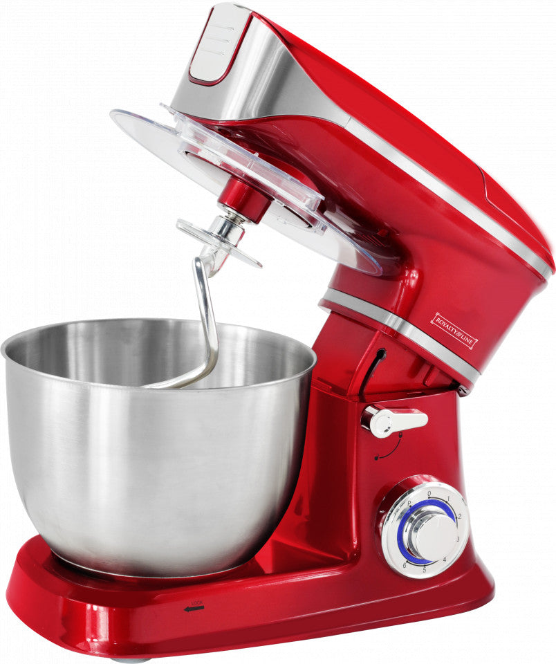 Mixer cu bol Royalty Line 1300W rosu