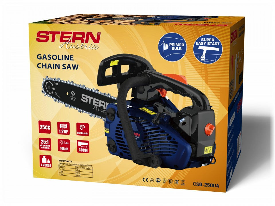 Motoferastrau pe benzina Stern Austria CSG2500A, 1.2 CP, lama 30 cm