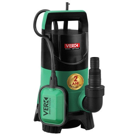 Pompa sumersibila pentru apa murdara cu plutitor 400W VDP-400B - VERK