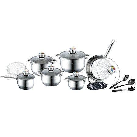 Set cratite inox 18 piese Herental - Herenthal