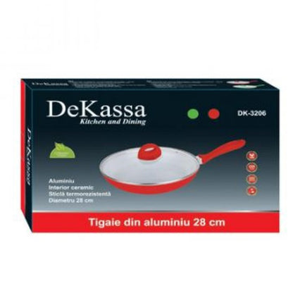 Tigaie din aluminiu cu interior ceramic DK-3206 - DeKassa