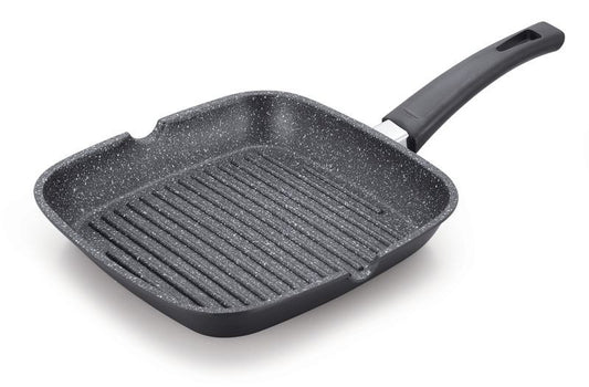 Tigaie grill cu interior de granit 28 cm - Herenthal