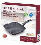Tigaie grill cu interior de granit 28 cm - Herenthal