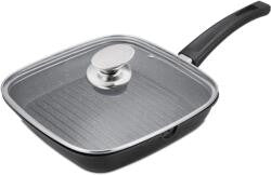Tigaie grill cu interior marmorat si capac - Royalty Line