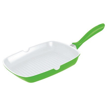 Tigaie grill din aluminiu cu interior ceramic 24 cm DK-3701 verde