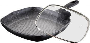 Tigaie grill MeisterKlasse MK-1028 cu capac 28 cm material aluminiu