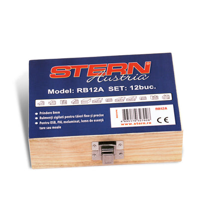 Trusa 12 freze cu prindere 8 mm Stern Austria RB12A